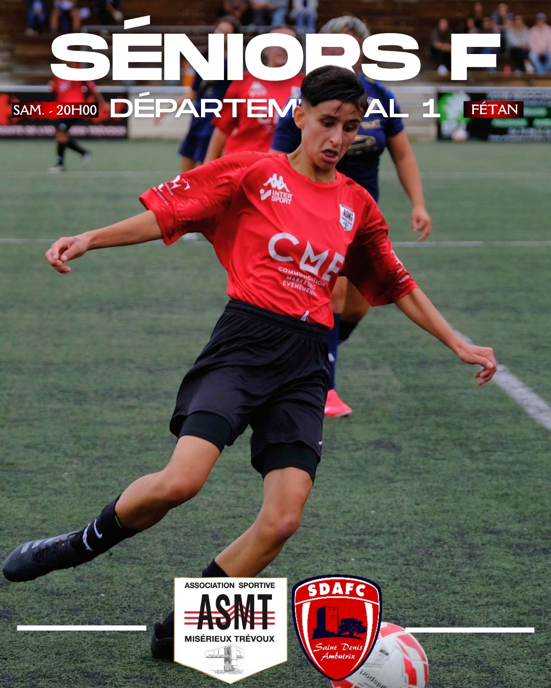 Programme de l'ASMT pour le week-end du 25 et 26 octobre, championnat de football