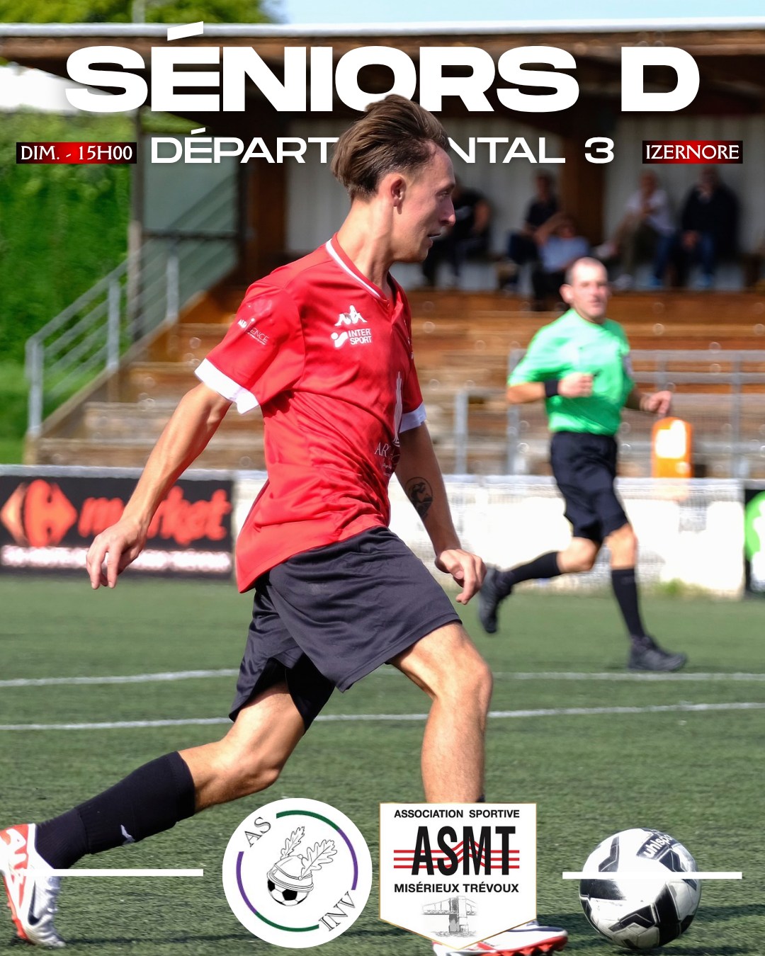 Programme de l'ASMT pour le week-end du 25 et 26 octobre, championnat de football
