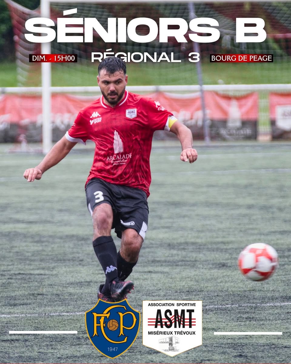 Programme des matchs de l'ASMT pour le week-end du 21 decembre, championnat de football