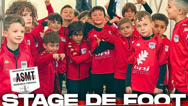 Stage de football – Vacances de Pâques 2026