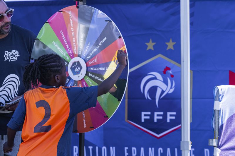 Animations football de la FFF au Stade de Fétan à Trévoux