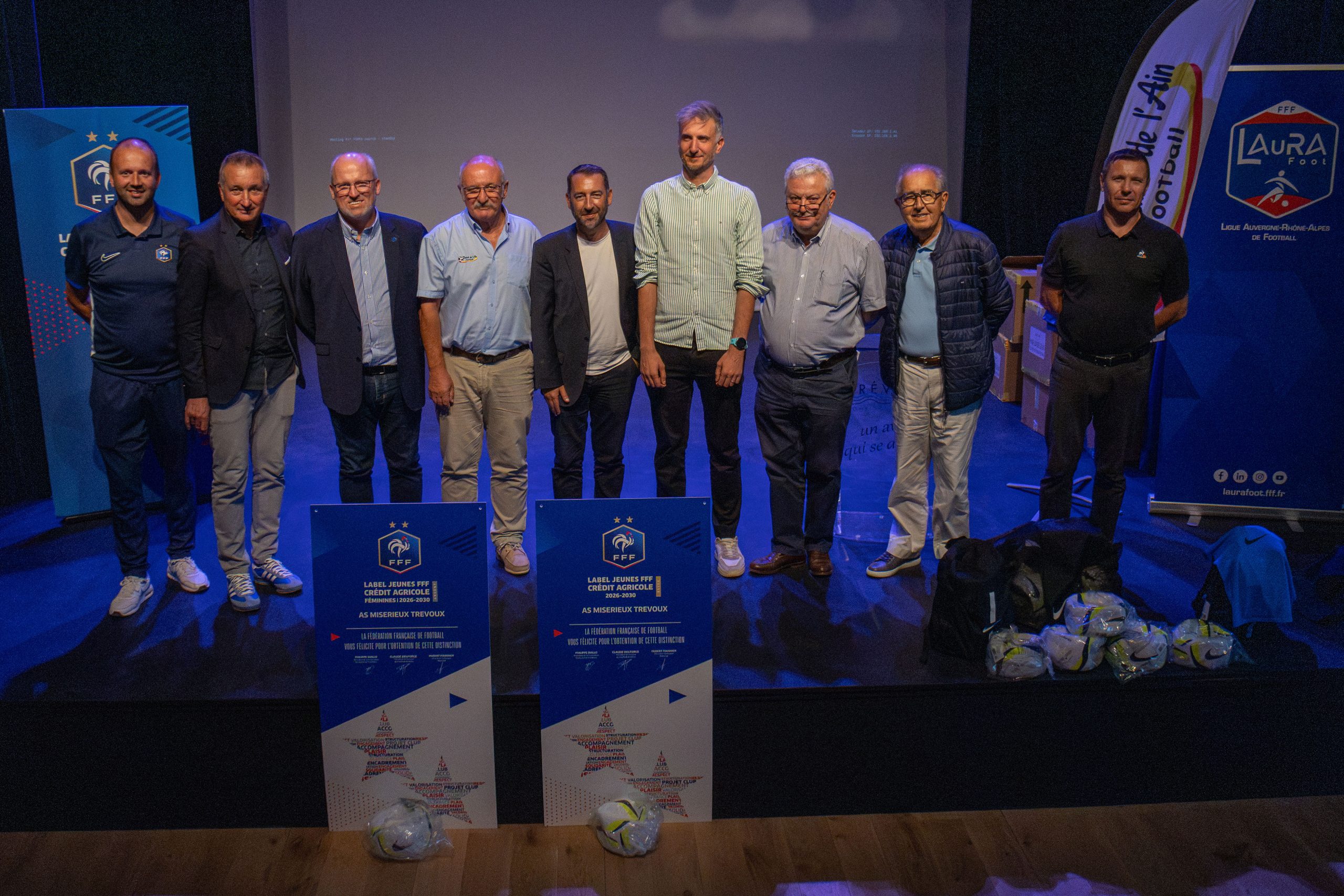 Remise du Label Jeunes FFF Crédit Agricole Élite à l’AS Misérieux Trévoux